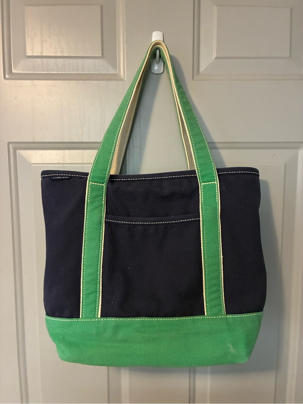 Vintage Lands End Canvas Tote